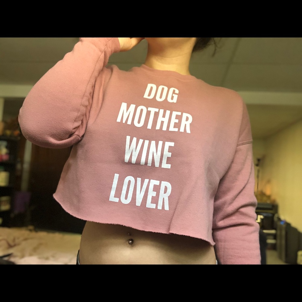 Crop top crew neck